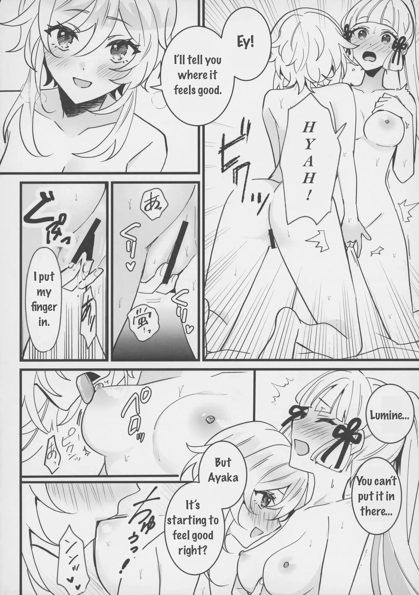 Lumine Teaches Ayaka How To Masturbate, And Thoma Gets Involved Chapter 1000 Page 11